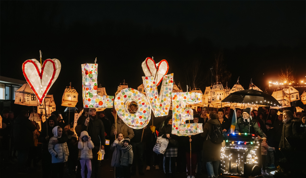 Image of the love lanterns