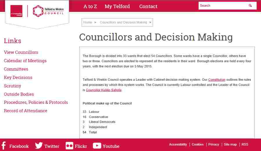http://apps.telford.gov.uk/CouncilAndDemocracy/