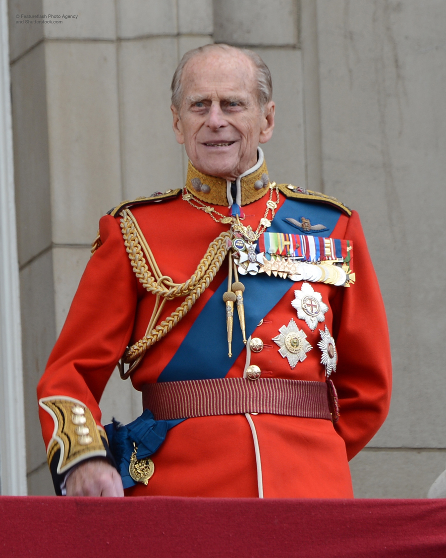 A photograph of Prince Phllip, The Duke of Edinburgh