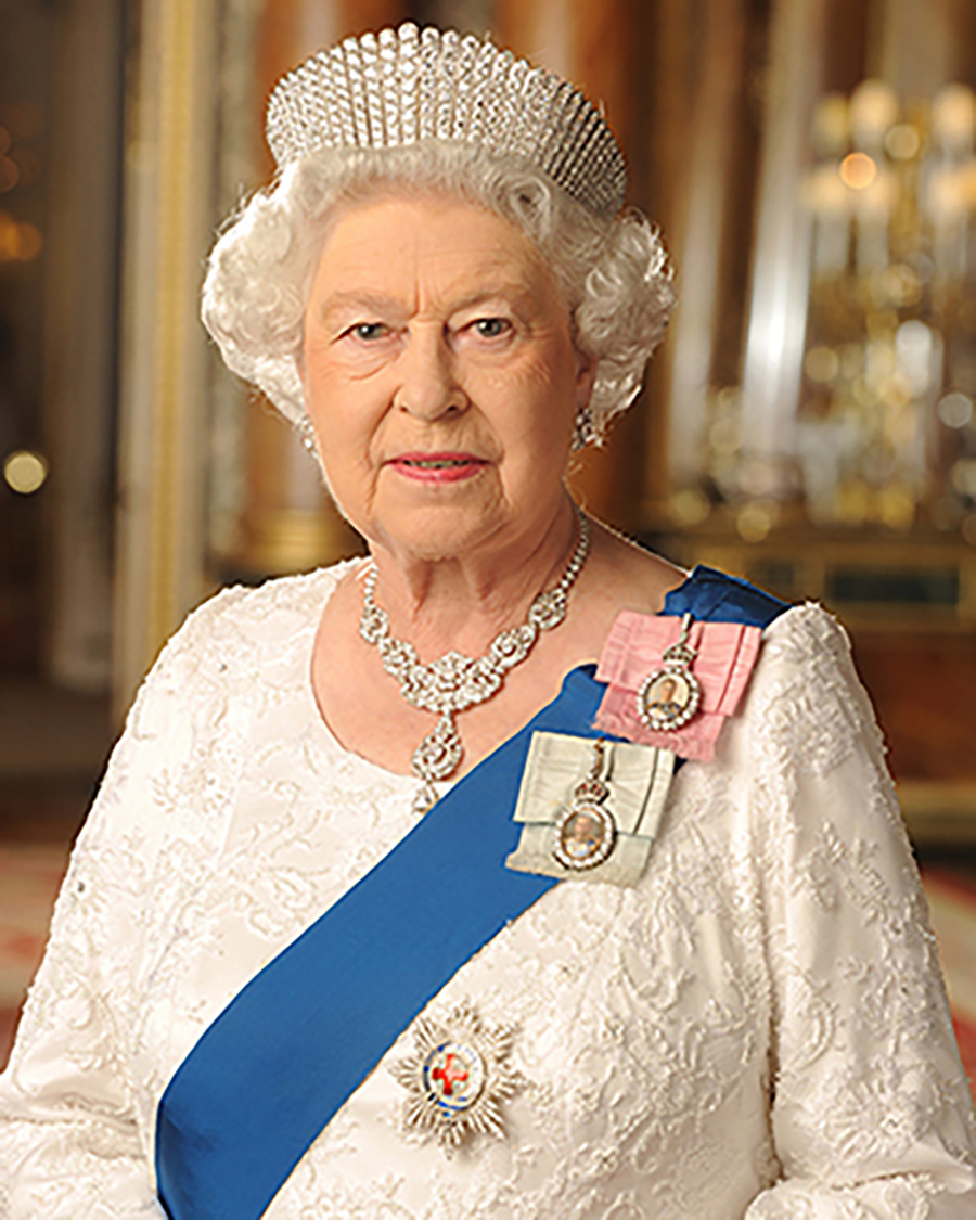 A photograph of HM Queen Elizabeth II